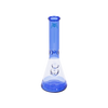 MAV Glass 12" Ink Blue Full Color Beaker Bong with Thick Glass - Front View
