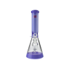MAV Glass 12" Full Color Beaker Bong in Purple with 5mm Thickness and 18mm to 14mm Joint - Front View