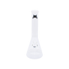 MAV Glass 12" White Full Color Beaker Bong with 5mm Thickness Front View