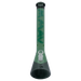 MAV Glass 18" Color Float Beaker Bong in Seafoam, Front View, 50mm Diameter, 5mm Thickness