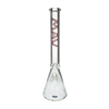 MAV Glass 18" Purple Beaker Bong with Heavy Wall Thickness Front View