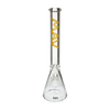 MAV Glass 18" Beaker Bong with 9mm Thick Glass, Heavy Wall Design, Front View on White Background