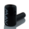 MAV Glass 2.5" Mini Hammer Hand Pipe in Black, Borosilicate Glass, Side View