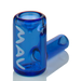 MAV Glass 2.5" Mini Hammer Hand Pipe in Ink Blue, Borosilicate Glass, Side View