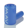 MAV Glass 2.5" Mini Hammer Hand Pipe in Lavender, Borosilicate Glass, Angled View