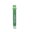 MAV Glass 4" Forest Green One Hitter with Heavy Wall for Durability - Front View