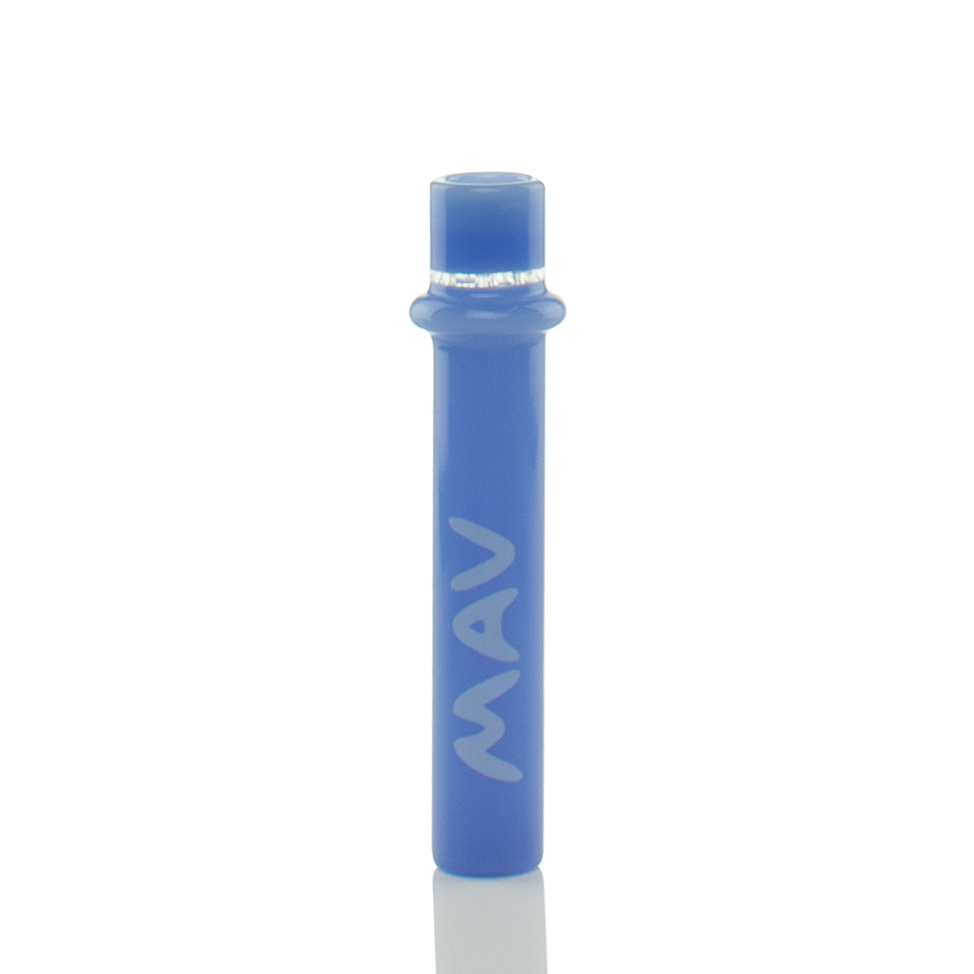 MAV Glass 4" One Hitter in Lavender, Heavy Wall Thick Glass, Portable Design - Front View