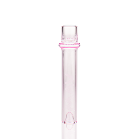 MAV Glass 4" Pink One Hitter with Heavy Wall - Front View on White Background