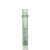MAV Glass 4" One Hitter in Smoke, Heavy Wall Thick Glass, Front View on Seamless White