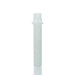 MAV Glass 4" White One Hitter with Heavy Wall Design, Front View on Seamless White Background