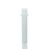 MAV Glass 4" White One Hitter with Heavy Wall Design, Front View on Seamless White Background