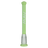 MAV Glass 4" Showerhead Slitted Downstem in Slime Color, Front View, for 14mm Bongs