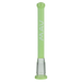 MAV Glass 4" Showerhead Slitted Downstem in Slime Color, Front View, for 14mm Bongs