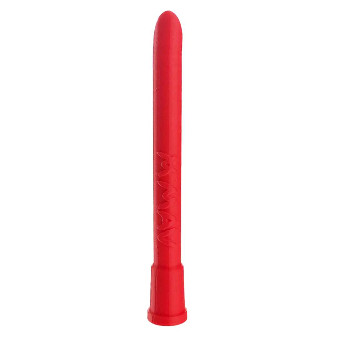 MAV Glass 5" 3d Printed 10 Hole Downstem Red DankGeek MAV Glass 5" 3d Printed 10 Hole Downstem Red DankGeek