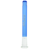 MAV Glass 5" Ink Blue Downstem, 18mm to 14mm, for Beaker Bongs, Front View