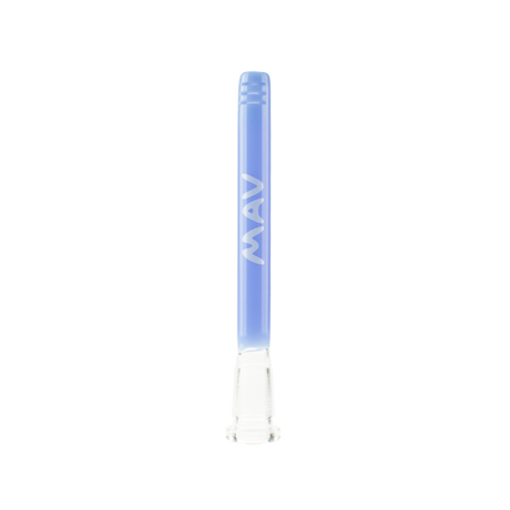 MAV Glass 5" Lavender Color Downstem 18mm to 14mm for Bongs, Front View on White Background