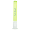 MAV Glass 5" Ooze Color Downstem 18mm to 14mm for Bongs, Front View on White Background