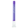 MAV Glass 5" Purple Downstem 18mm to 14mm for Beaker Bongs, Front View on White Background