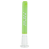 MAV Glass 5" Slime Color Downstem 18mm to 14mm for Bongs, Front View on White Background