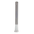 MAV Glass 5" Transparent Black Downstem, 18mm to 14mm, for Bongs, Front View