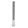 MAV Glass 5" Transparent Black Downstem, 18mm to 14mm, for Bongs, Front View