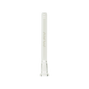 MAV Glass 5" White Downstem 18mm to 14mm for Bongs, Front View on Seamless White Background