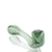 MAV Glass 5" Sherlock Hand Pipe in Smoke - Side Angle View on Seamless White Background