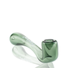 MAV Glass 5" Sherlock Hand Pipe in Smoke - Side Angle View on Seamless White Background