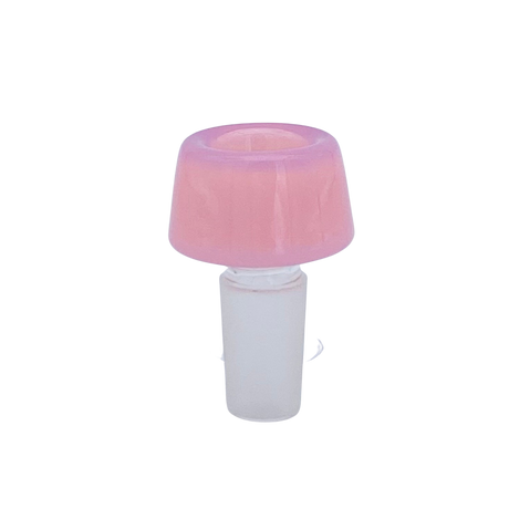 MAV Glass 7 Hole Pro Bowl in pink, 14mm joint size, front view on white background