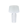 MAV Glass 7 Hole Pro Bowl in Full White, 14mm joint size, ideal for bongs - Front View