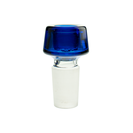 MAV Glass 7 Hole Pro Bowl in Blue, 19mm joint size, front view on white background