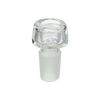 MAV Glass 7 Hole Pro Bowl 19mm clear variant, front view on seamless white background