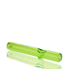 MAV Glass 7" Green Steamroller Hand Pipe for Concentrates, Angled Side View