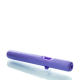 MAV Glass 7" Purple Steamroller Side View on White Background, Perfect for Concentrates