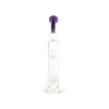 MAV Glass Arcata Honeyball Bent Neck Bong in Purple with Glass on Glass Joint - Front View
