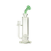 MAV Glass Arcata Honeyball Bent Neck Bong in Sea Foam, 12" Borosilicate Glass, Front View