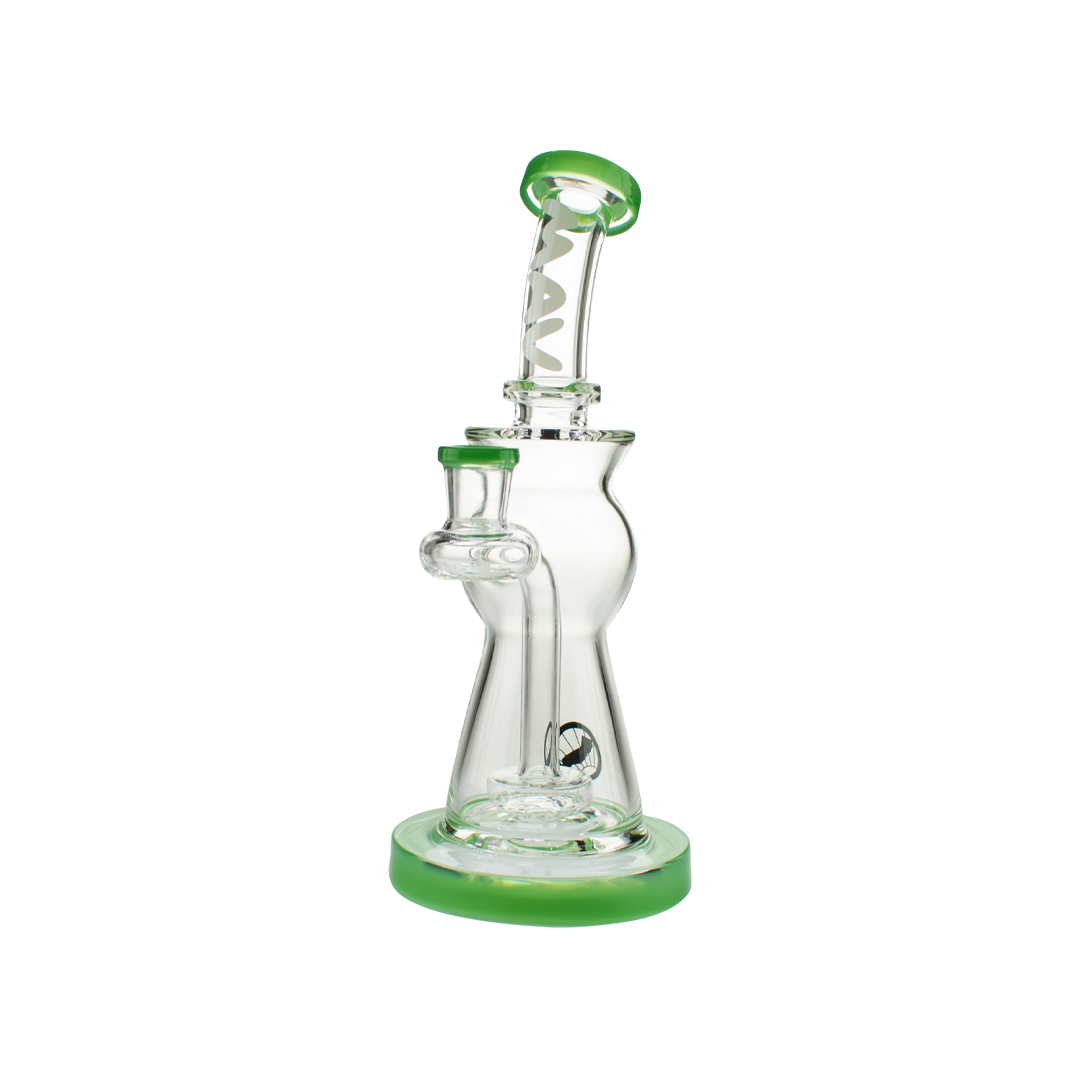 The Puck Rig MAV Glass Beam Puck Perc Bent Neck Rig – DankGeek