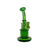 MAV Glass Birthday Cake Dab Rig in Green, Compact 8" Beaker Design with 14mm Joint