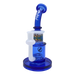 MAV Glass Birthday Cake Reversal Wig Wag Topping Dab Rig in Blue - Front View