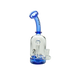 MAV Glass Dropdown Can Rig in Ink Blue with Beaker Design, Glass on Glass Joint, Side View