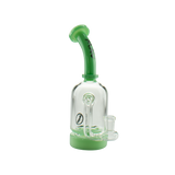 MAV Glass Dropdown Can Rig in Seafoam, 8.5" Tall Beaker Design with Glass on Glass Joint