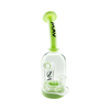 MAV Glass Dropdown Can Rig in Slime variant, 8.5" height, 65mm diameter, side view on white background