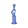 MAV Glass Echo Park Rig in Blue Lavender, 9.5" Beaker Recycler, 14mm Glass Joint - Front View