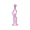 MAV Glass Echo Park Rig in Pink - 9.5" Recycler Dab Rig with Beaker Base and Glass on Glass Joint