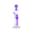 MAV Glass Echo Park Rig in Purple, 9.5" Tall Beaker Design with Glass on Glass Joint, Front View