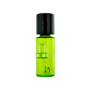 MAV Glass 2 Tone Spraycan Rig in Black and Ooze with Hole Diffuser, 6.5" tall, front view