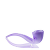 MAV Glass Gandalf Pipe in Purple - 10" Borosilicate Glass Hand Pipe Side View