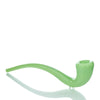 MAV Glass Gandalf Pipe in Slime - 10" Borosilicate Glass Hand Pipe Side View