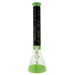 MAV Glass - Hermosa Beaker Bong 18'' in Slime/Black with 50mm Diameter and 5mm Thickness