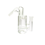 MAV Glass Honey Recycling Ash Catcher 14mm/45° with honeycomb percolator on white background